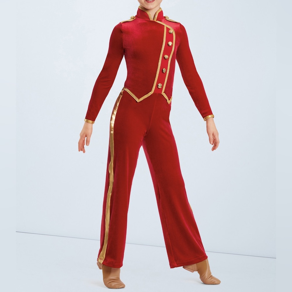 Weissman Bell Hop Red Velvet Dance Costume Adult Small Style 12590 Halloween